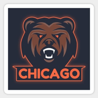 Chicago Football Magnet